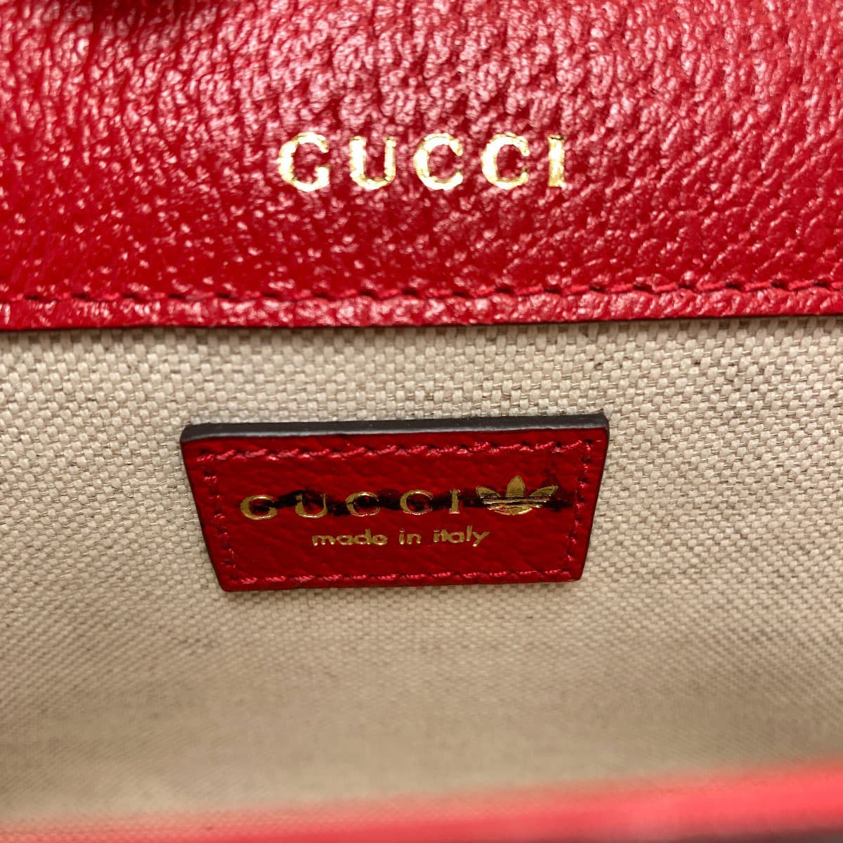 Gucci 658574 Horsebit Adidas Collaboration Shoulder Bag Leather Women's [Used] [GUCCI] 658574 6