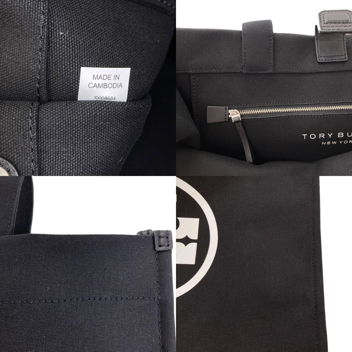 Tory Burch Ella Tote Tote Bag Canvas Ladies [Used] [Tory Burch] 7