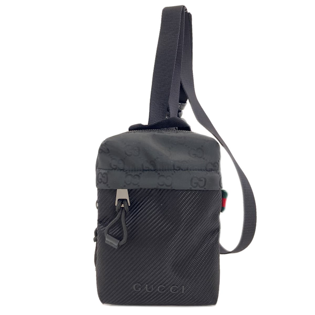 Gucci 834274 Mini Long Shoulder Shoulder Bag Nylon Material Ladies [Used] [GUCCI] 834274