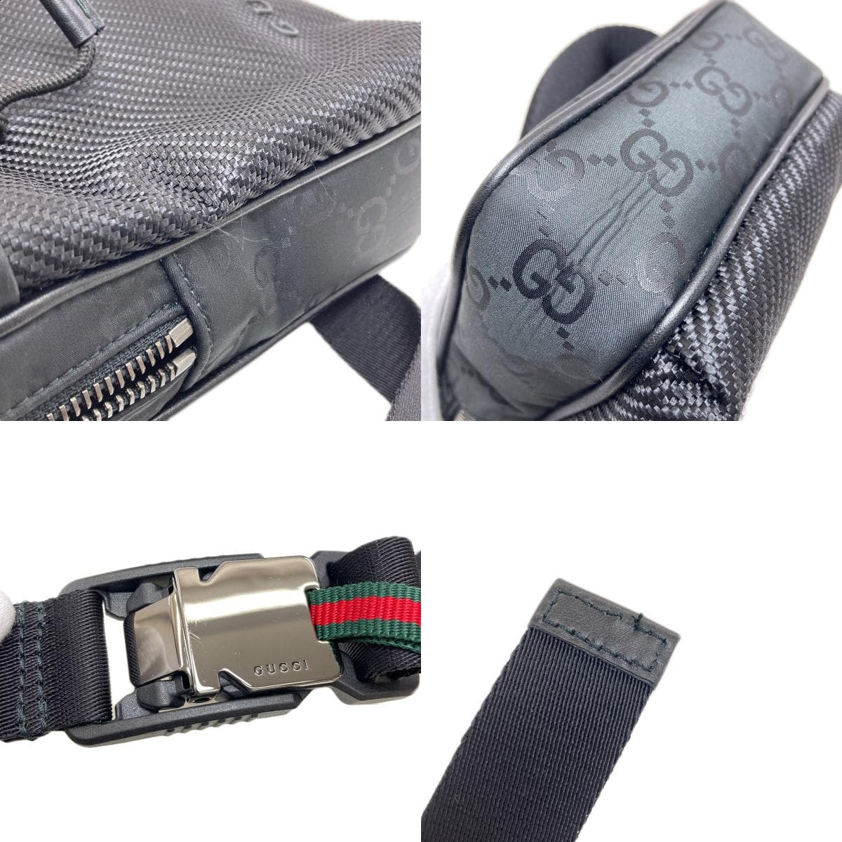 Gucci 834274 Mini Long Shoulder Shoulder Bag Nylon Material Ladies [Used] [GUCCI] 834274 9