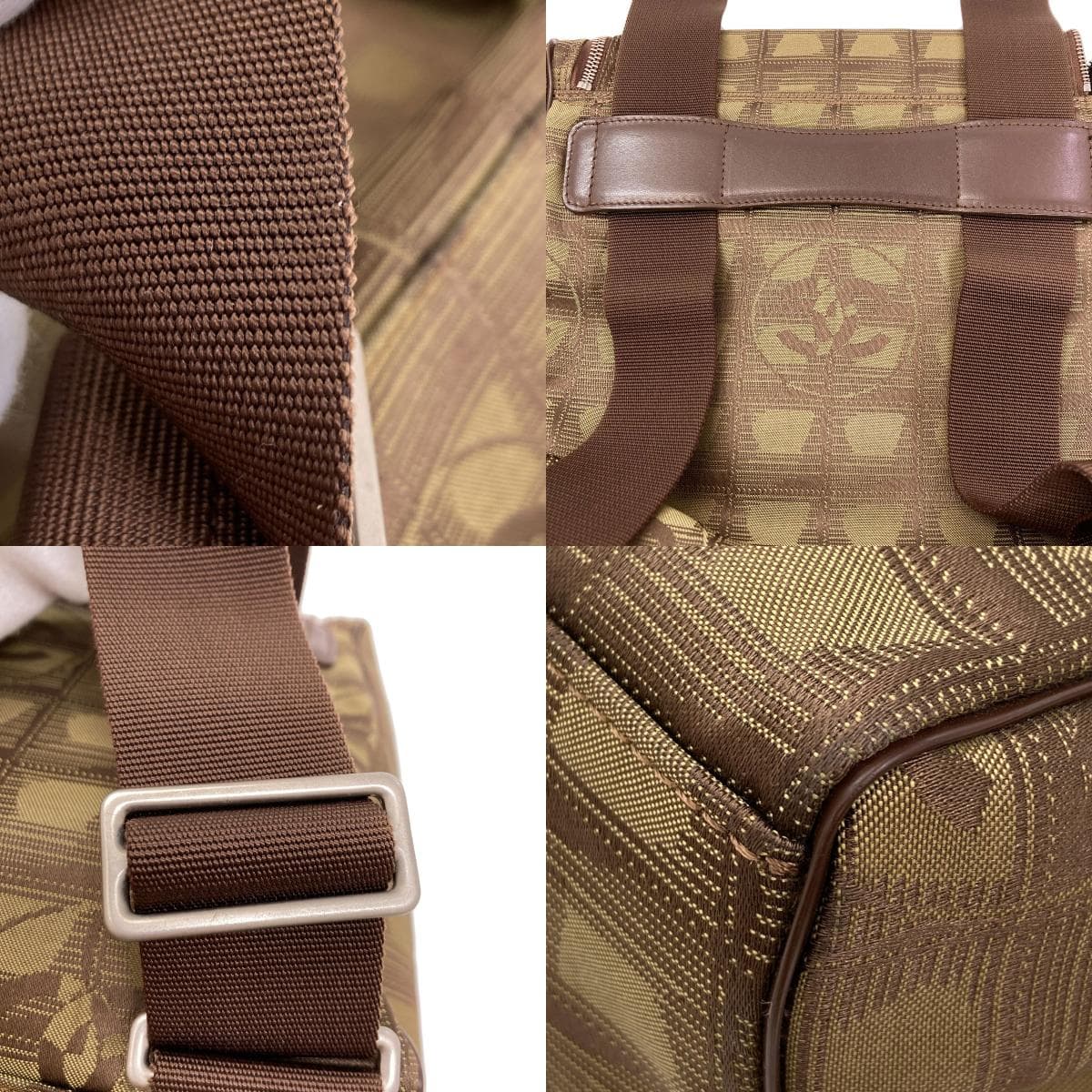 Chanel Neutral Travel Line Silver Hardware Backpack/Daypack Nylon Material Ladies [Used] [CHANEL] 9