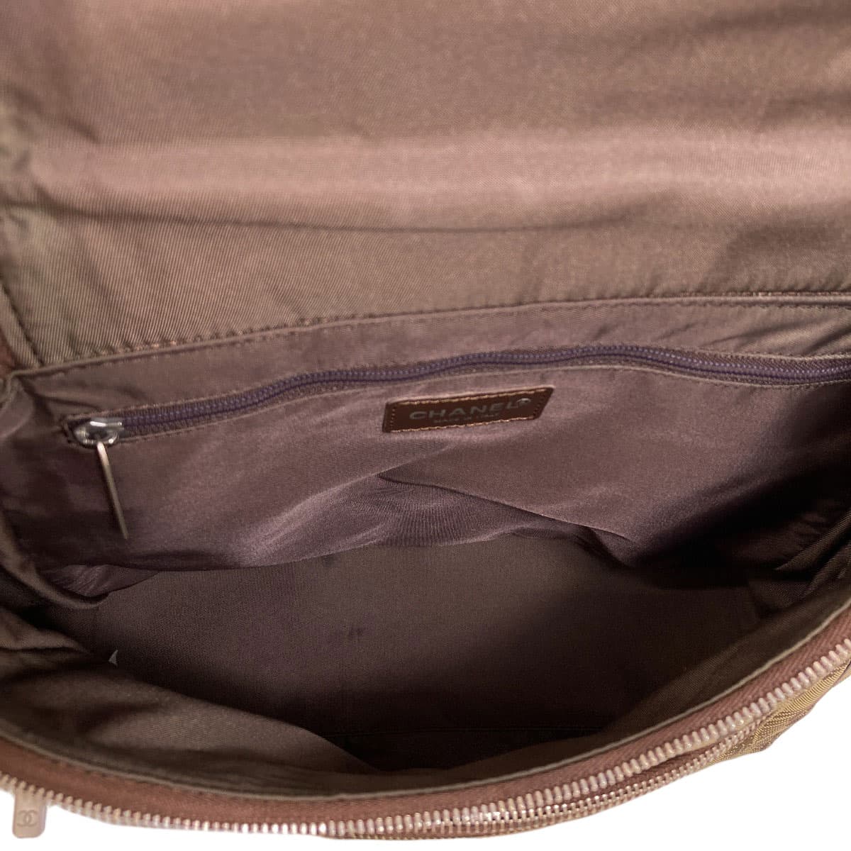 Chanel Neutral Travel Line Silver Hardware Backpack/Daypack Nylon Material Ladies [Used] [CHANEL] 5