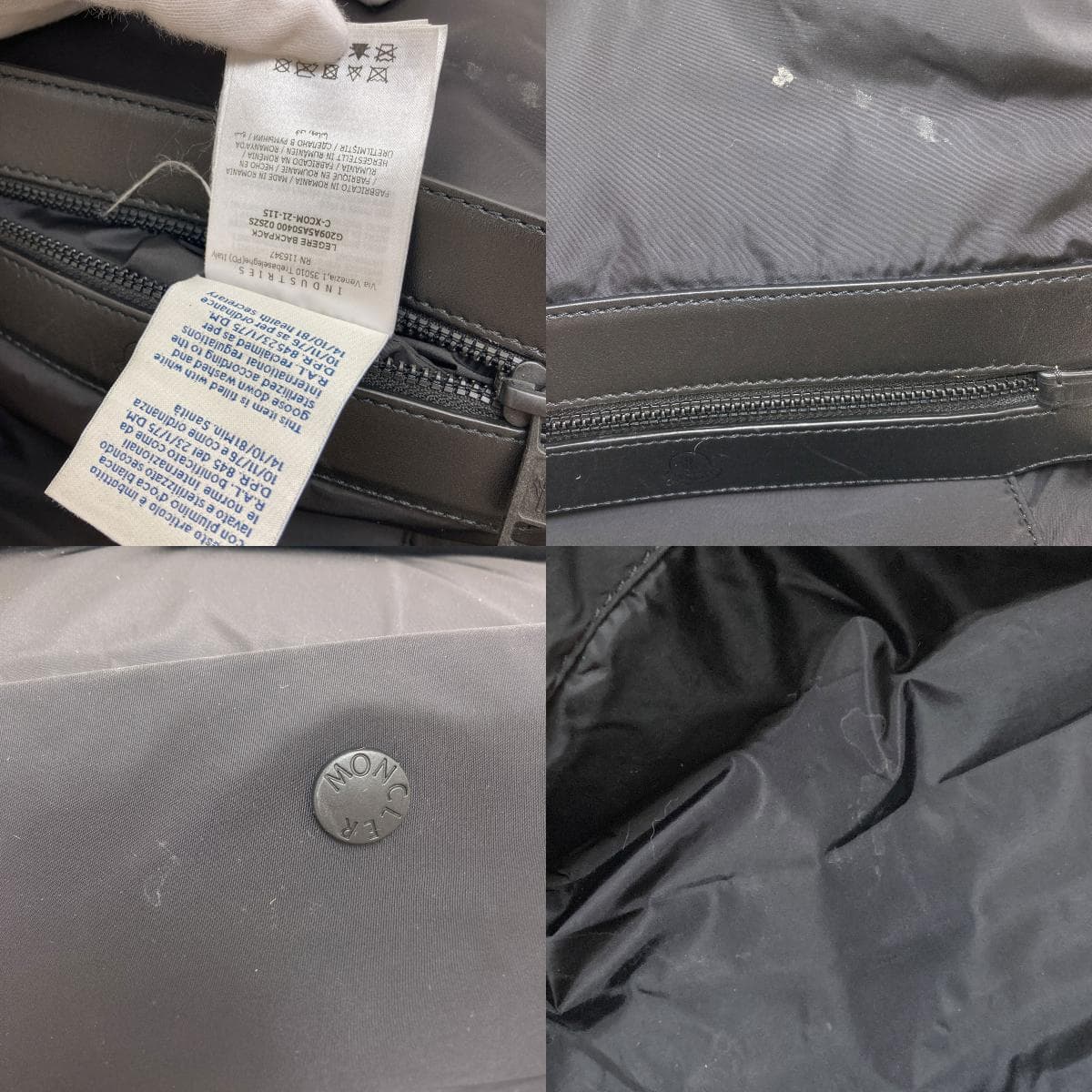 Moncler logo backpack/daypack made of nylon material for women [Used] [MONCLER] 7