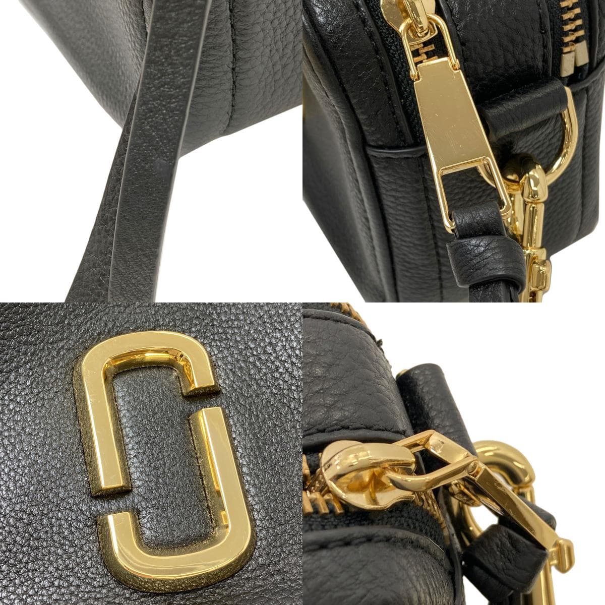 Marc Jacobs Snapshot Double J Shoulder Bag Leather Women's [Used] [MARC JACOBS] 8