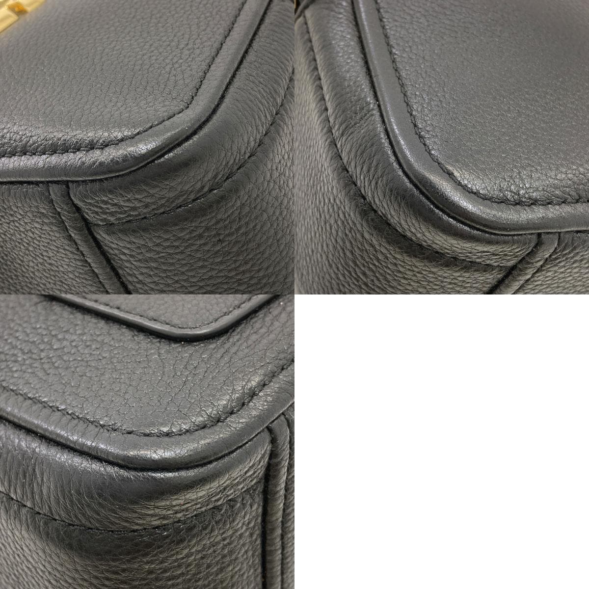 Marc Jacobs Snapshot Double J Shoulder Bag Leather Women's [Used] [MARC JACOBS] 10