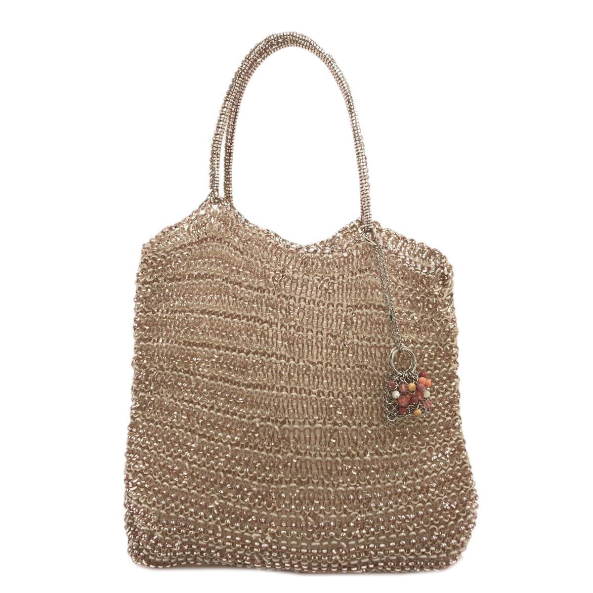 Anteprima wire bag with bag charm, handbag, PVC, ladies [used] [ANTEPRIMA]