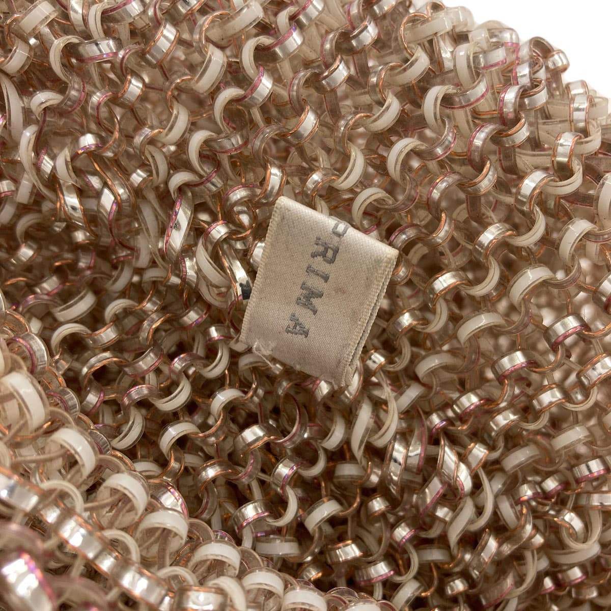 Anteprima wire bag with bag charm, handbag, PVC, ladies [used] [ANTEPRIMA] 7