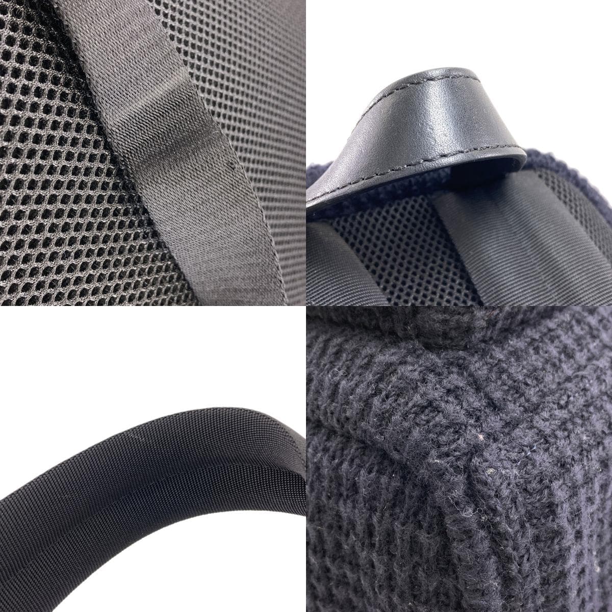 Moncler logo backpack/daypack wool for women [used] [MONCLER] 9