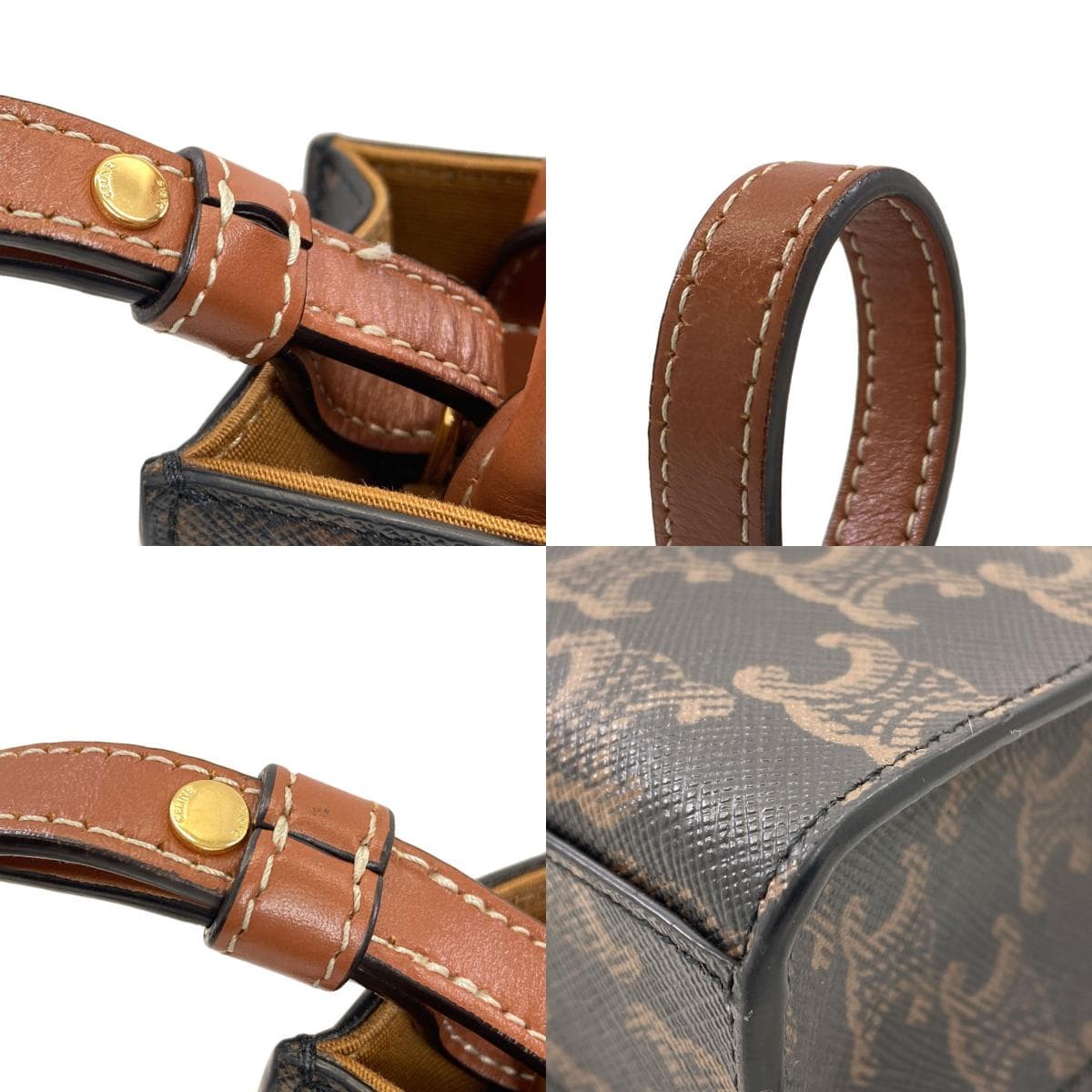 Celine Mini Vertical Cabas 2WAY Handbag PVC Ladies [Used] [CELINE] 9