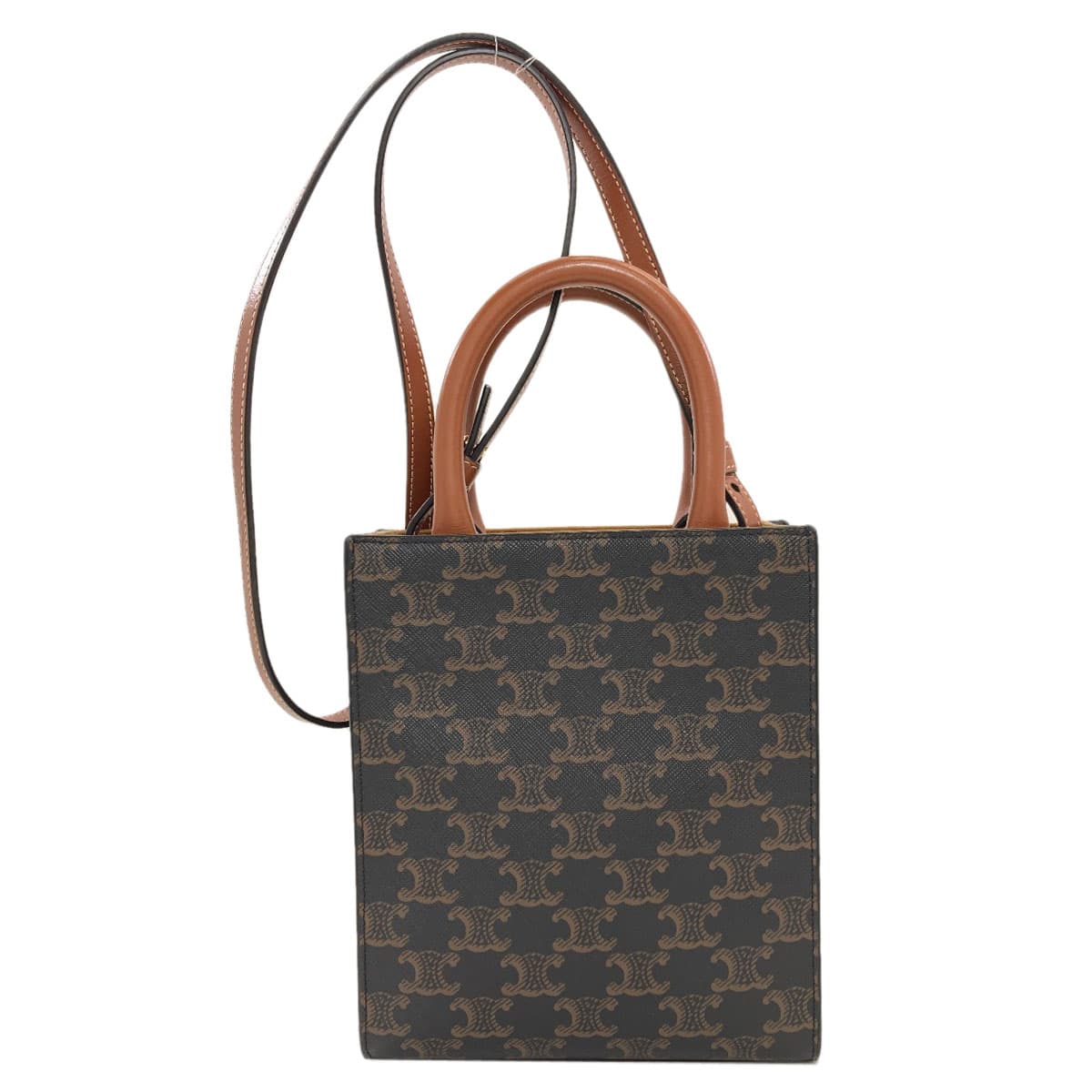 Celine Mini Vertical Cabas 2WAY Handbag PVC Ladies [Used] [CELINE] 2