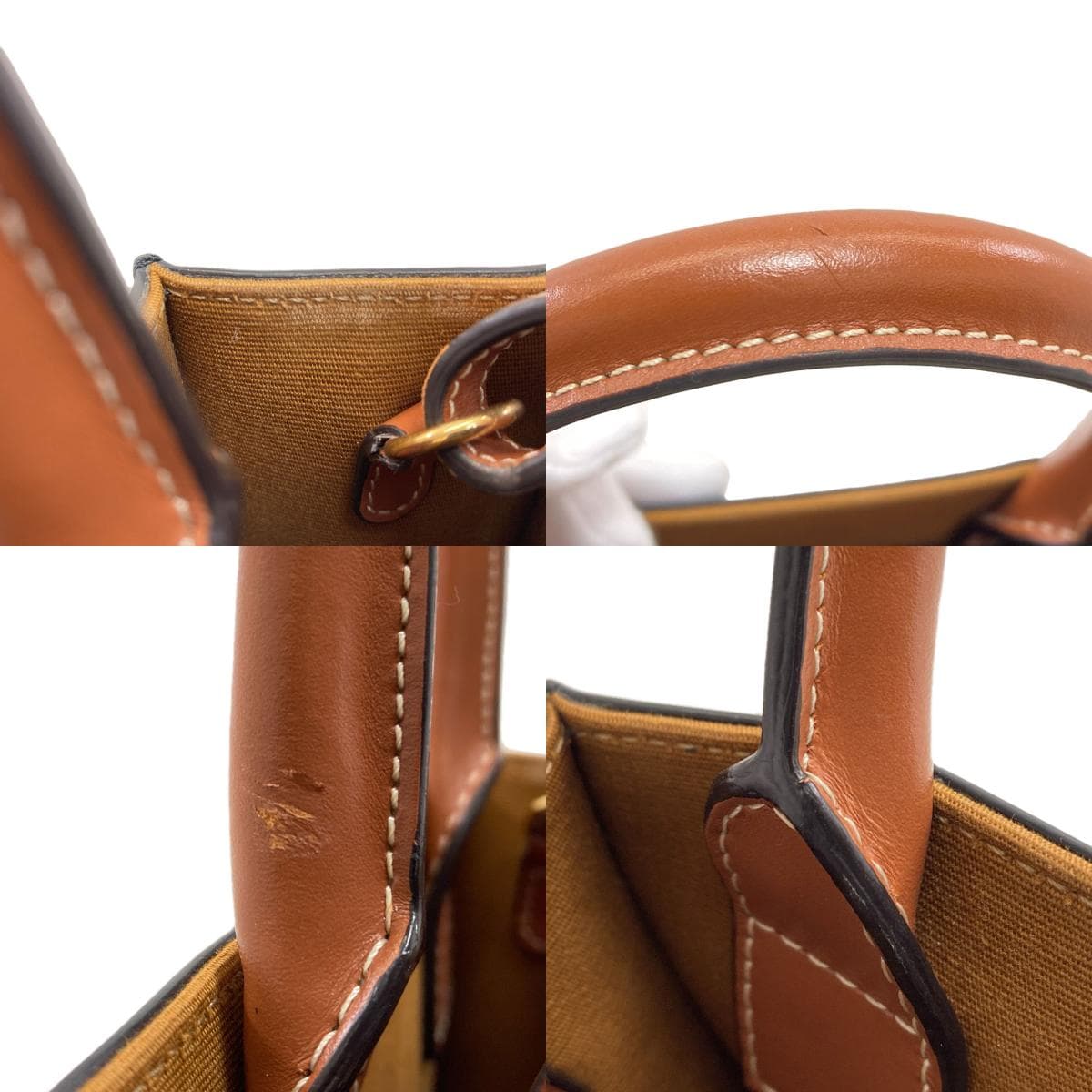 Celine Mini Vertical Cabas 2WAY Handbag PVC Ladies [Used] [CELINE] 8