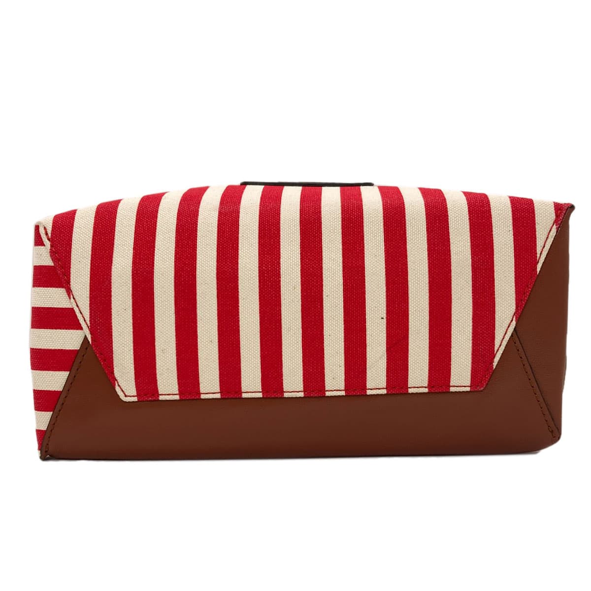 Marni Stripe 2WAY Tote Bag Canvas/Leather Ladies 【Used】【MARNI】 4