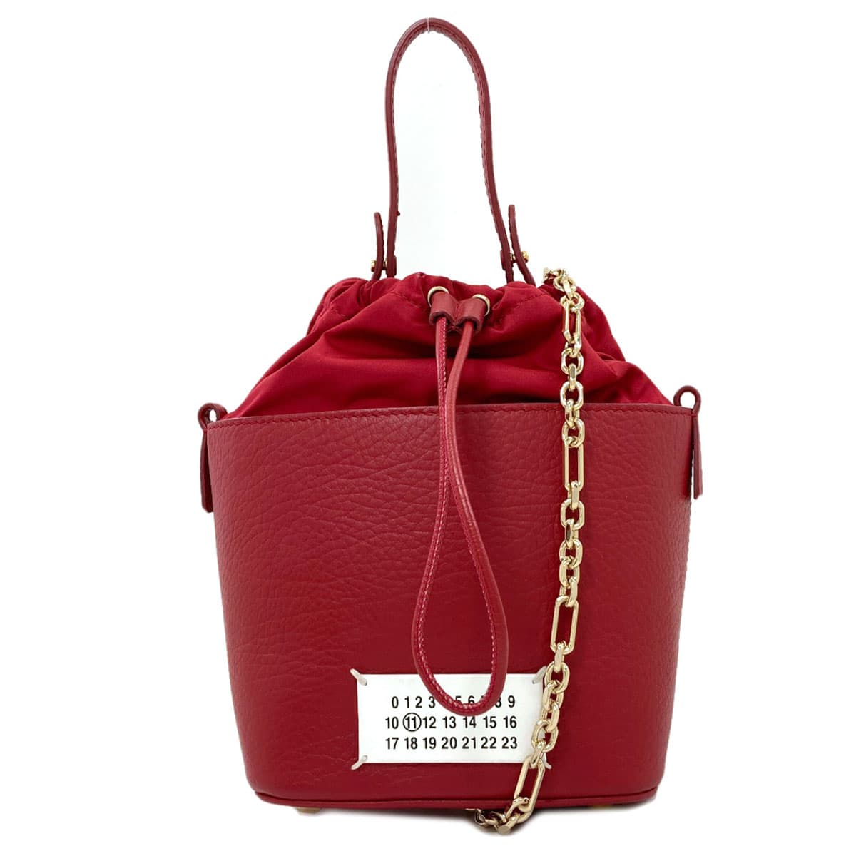 Maison Margiela 5AC Bucket Bag 2WAY Handbag Leather Ladies [Used] [Maison Margiela]