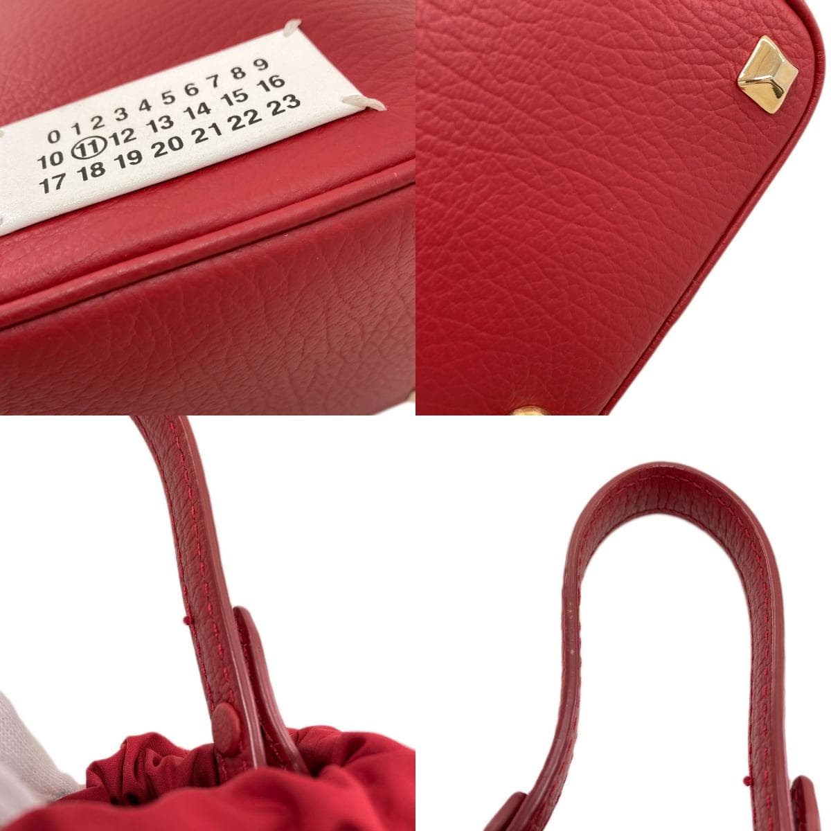 Maison Margiela 5AC Bucket Bag 2WAY Handbag Leather Ladies [Used] [Maison Margiela] 8