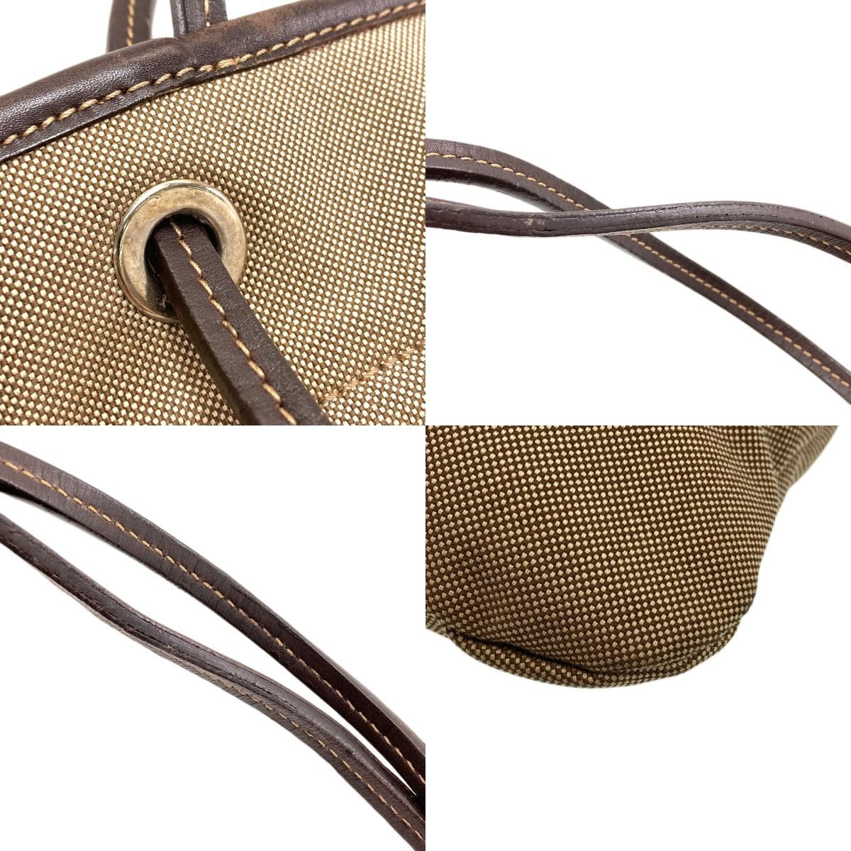 Prada Logo Jacquard Tote Bag Canvas Ladies [Used] [PRADA] 9