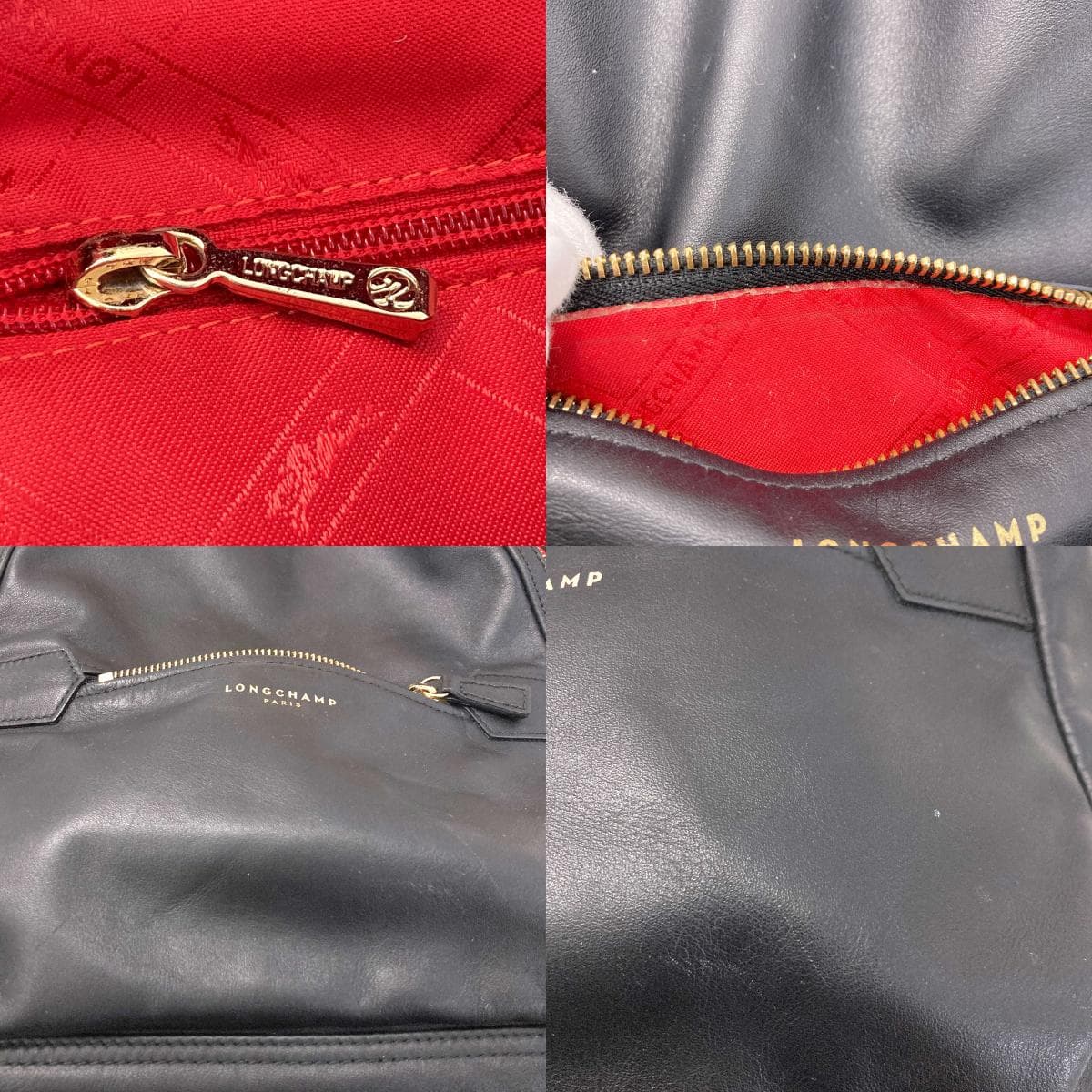 Longchamp Logo Backpack/Daypack Leather for Women [Used] [Longchamp] 5