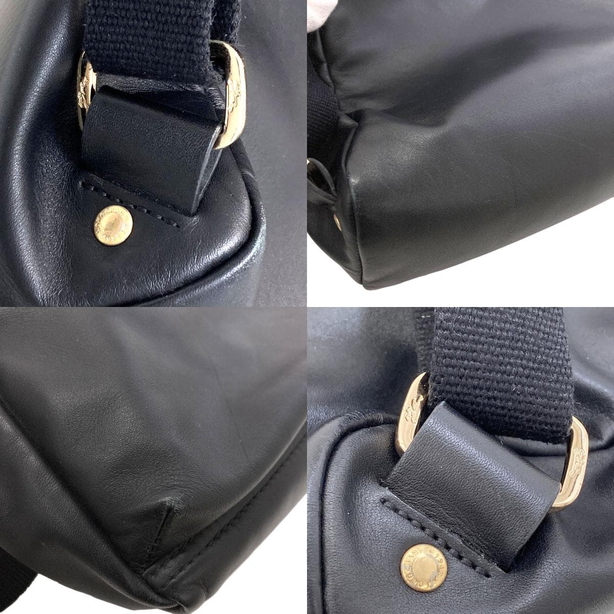 Longchamp Logo Backpack/Daypack Leather for Women [Used] [Longchamp] 8