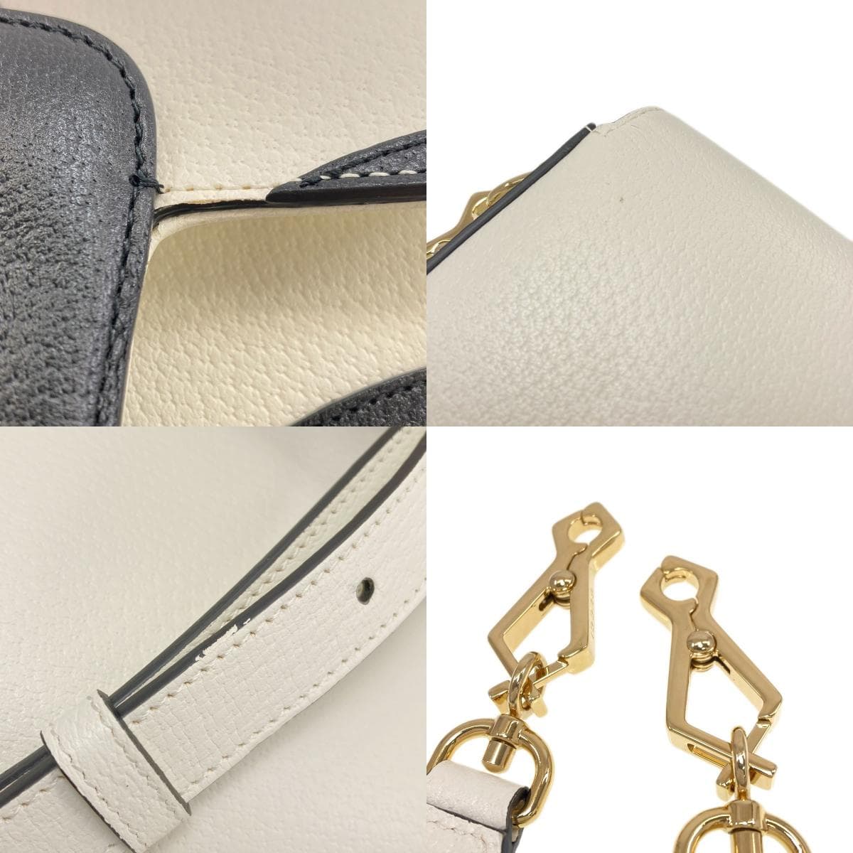 Gucci 658574 Horsebit 1955 Adidas Collaboration Shoulder Bag Calf Leather Ladies [Used] [GUCCI] 658574 8