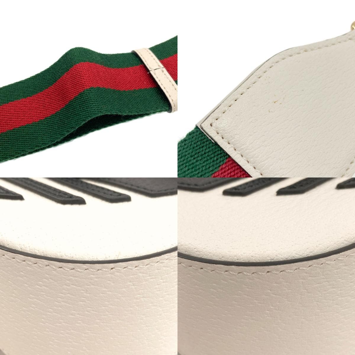 Gucci 658574 Horsebit 1955 Adidas Collaboration Shoulder Bag Calf Leather Ladies [Used] [GUCCI] 658574 9