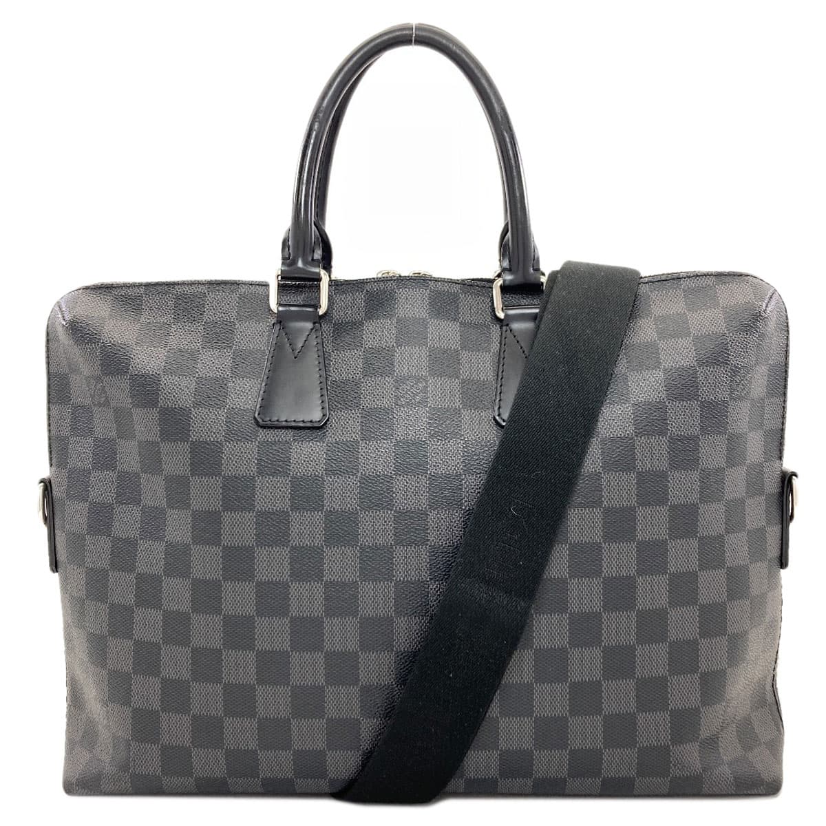 Louis Vuitton N48224 Porte-Documents Jour Business Bag Damier Canvas Men's [Used] [LOUIS VUITTON] N48224