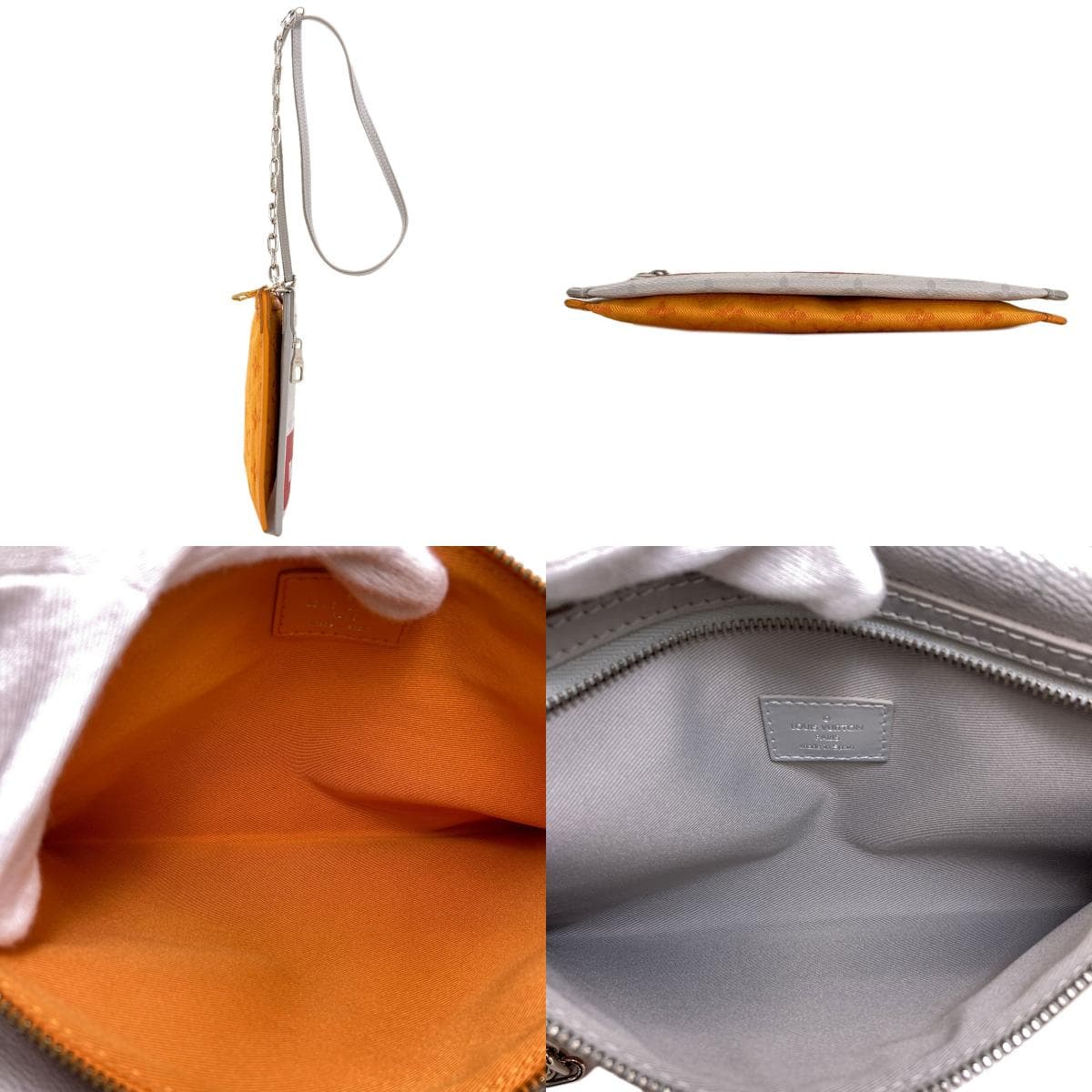Louis Vuitton M44640 Monogram Flat Messenger Shoulder Bag Monogram Canvas/Monogram Denim for Women [Used] [LOUIS VUITTON] M44640 3