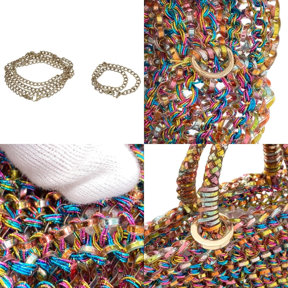 Anteprima Wire Mini Bag 2WAY Handbag PVC Ladies [Used] [ANTEPRIMA] 9