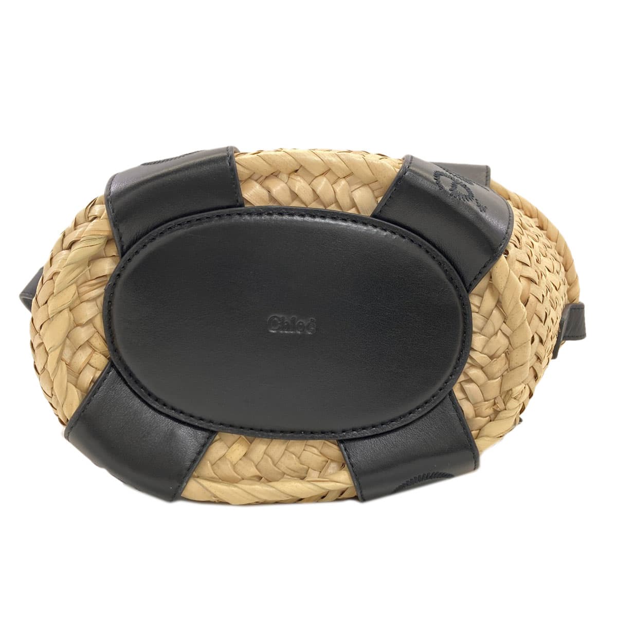 Chloe Sense Small Basket 2WAY Handbag Raffia Ladies [Used] [CHLOE] 4