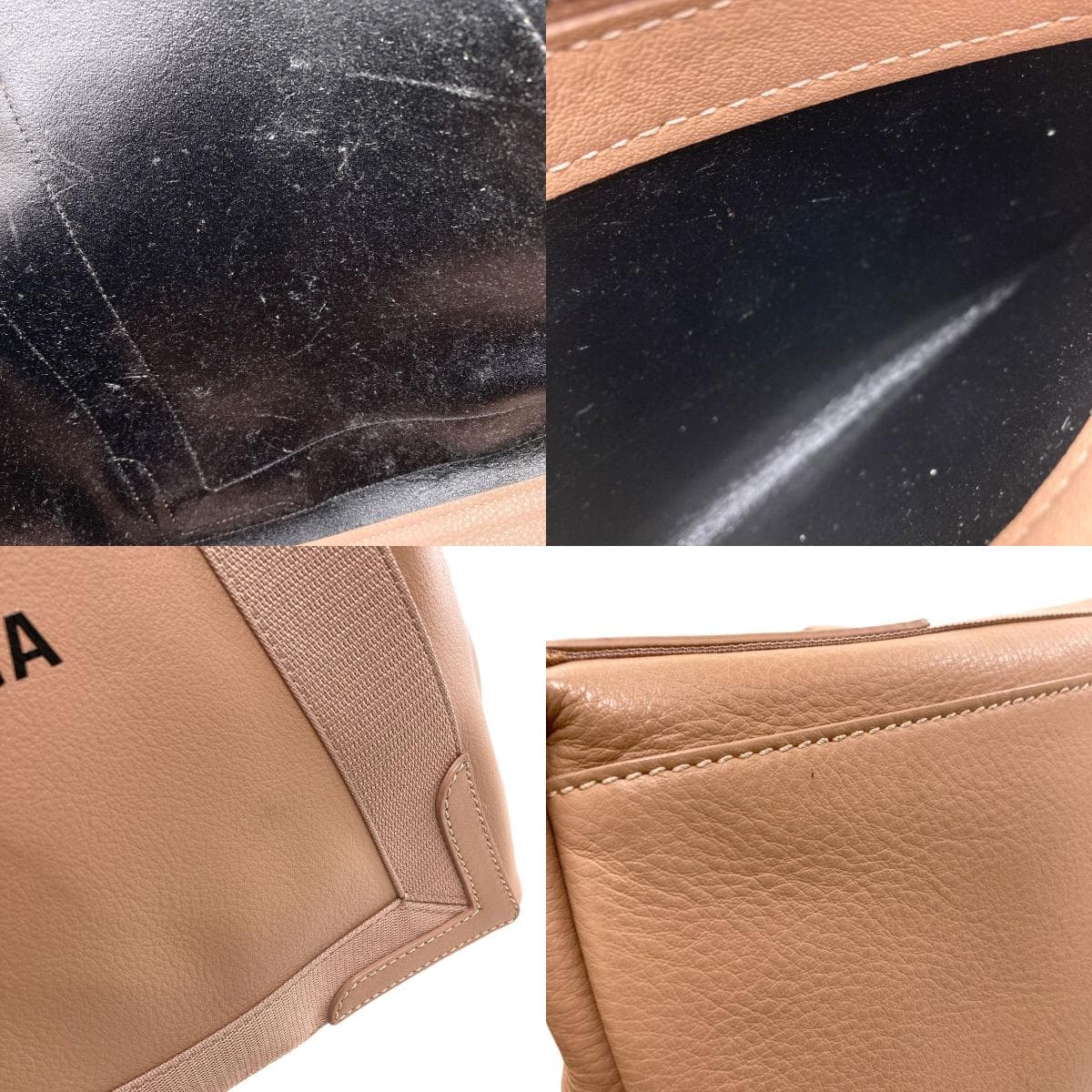 Balenciaga 581292 Navy Cabas S Handbag Calf Leather Ladies [Used] [BALENCIAGA] 581292 8