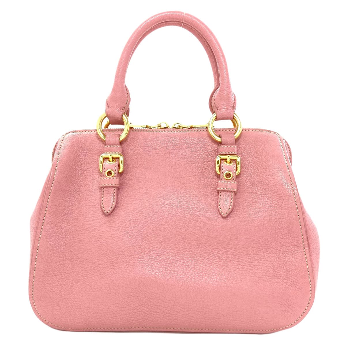 Miu Miu Madras 2WAY Handbag Leather Ladies [Used] [MIUMIU] 2