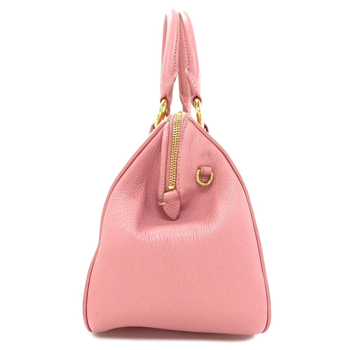 Miu Miu Madras 2WAY Handbag Leather Ladies [Used] [MIUMIU] 3