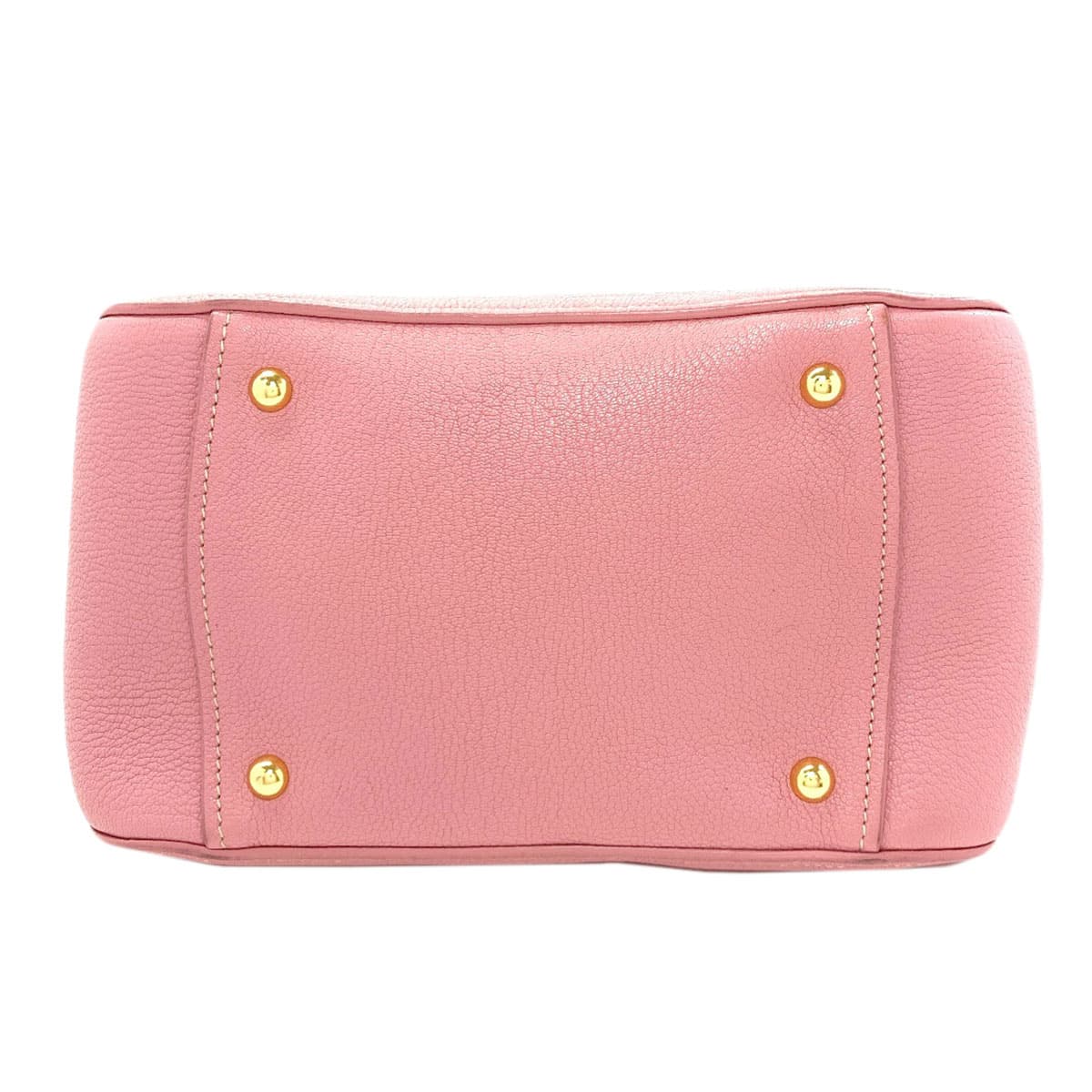 Miu Miu Madras 2WAY Handbag Leather Ladies [Used] [MIUMIU] 4