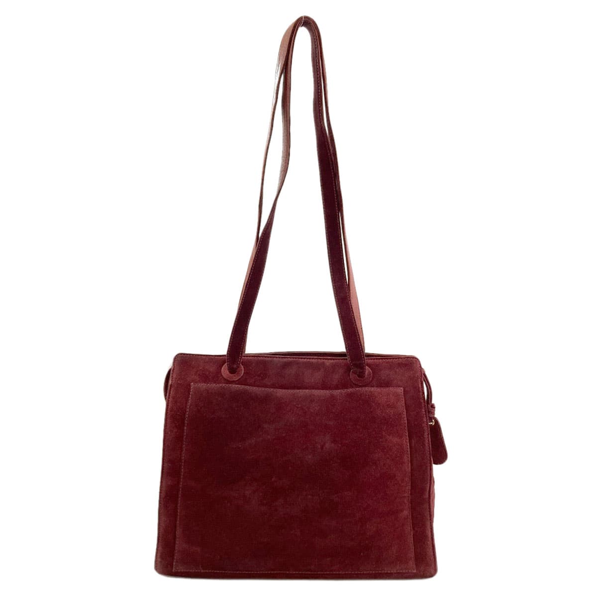 Chanel Coco Mark Gold Hardware Tote Bag Suede Ladies [Used] [CHANEL] 2