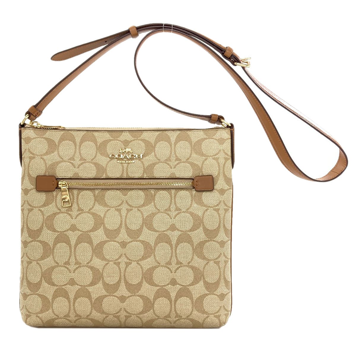 Coach C1554 Signature Shoulder Bag PVC for Women [Used] [COACH] C1554