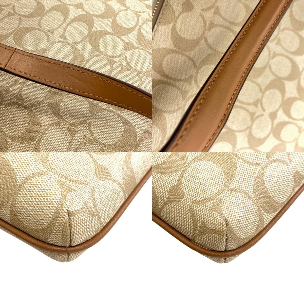 Coach C1554 Signature Shoulder Bag PVC for Women [Used] [COACH] C1554 9