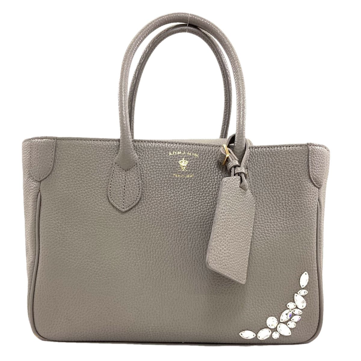 ADMJ Logo Handbag Leather Ladies [Used] [ADMJ]