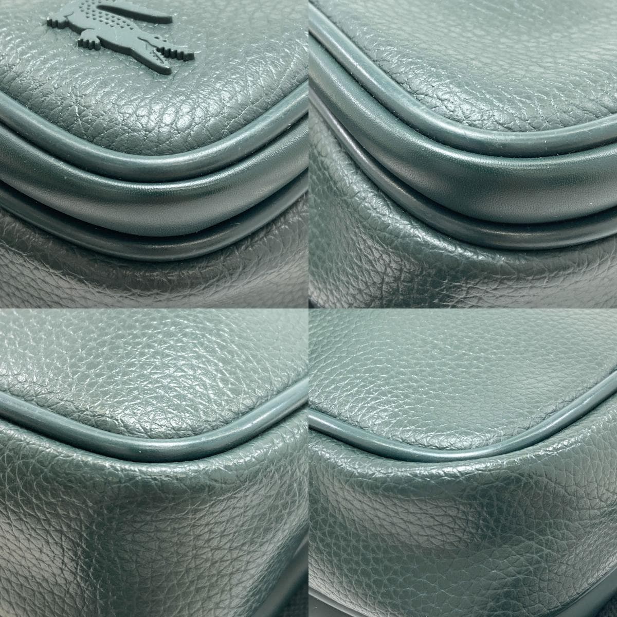 Lacoste Logo Shoulder Bag Leather Women's [Used] [LACOSTE] 10