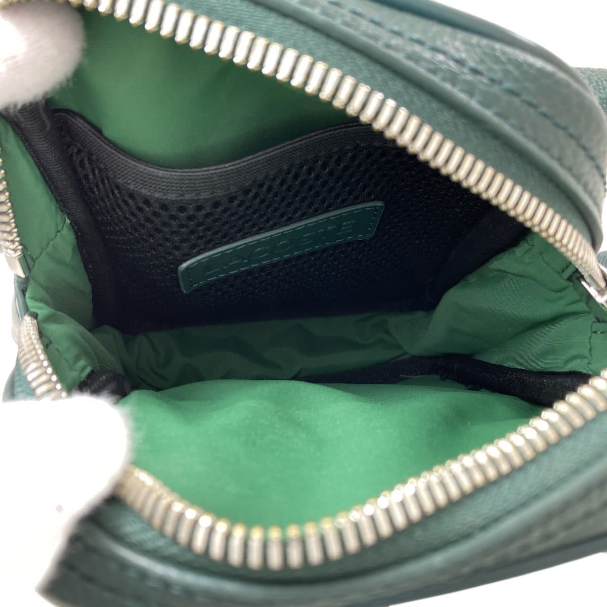 Lacoste Logo Shoulder Bag Leather Women's [Used] [LACOSTE] 5