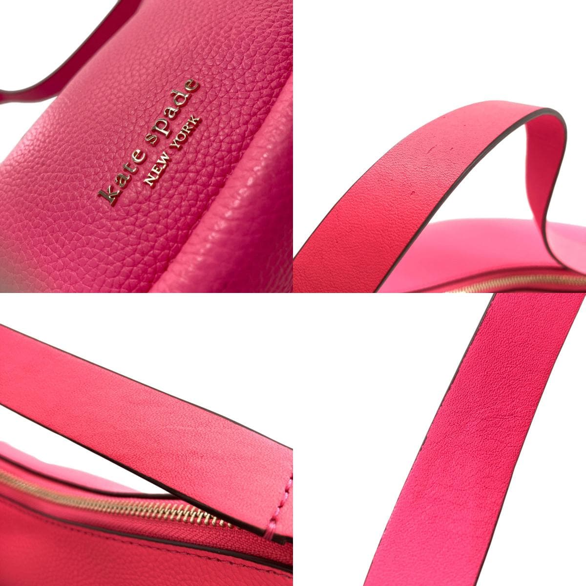 Kate Spade Logo Handbag Leather Women's [Used] [Kate Spade] 9