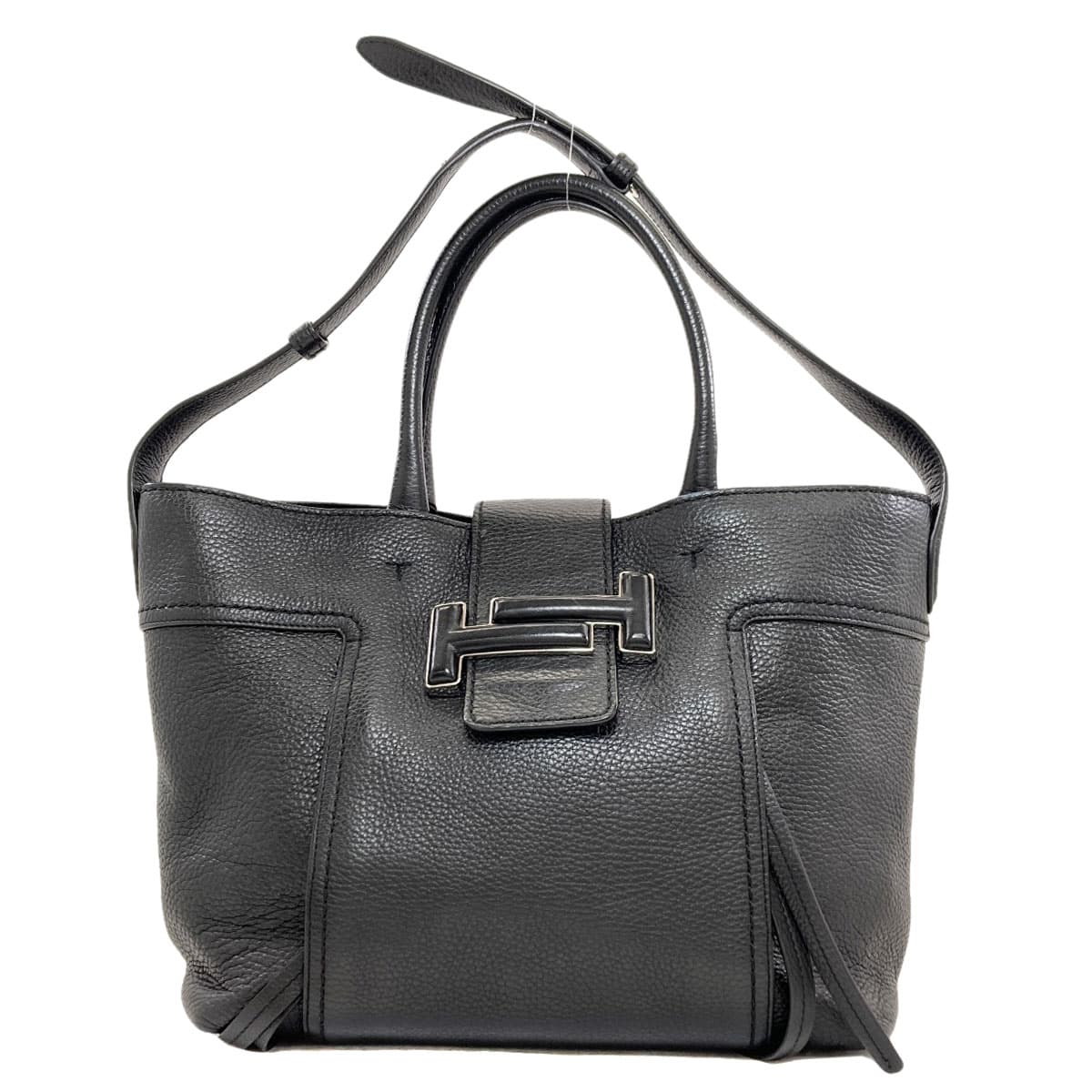 Tod's Double T Shopping Bag 2WAY Tote Bag Leather Women's [Used] [TODS]