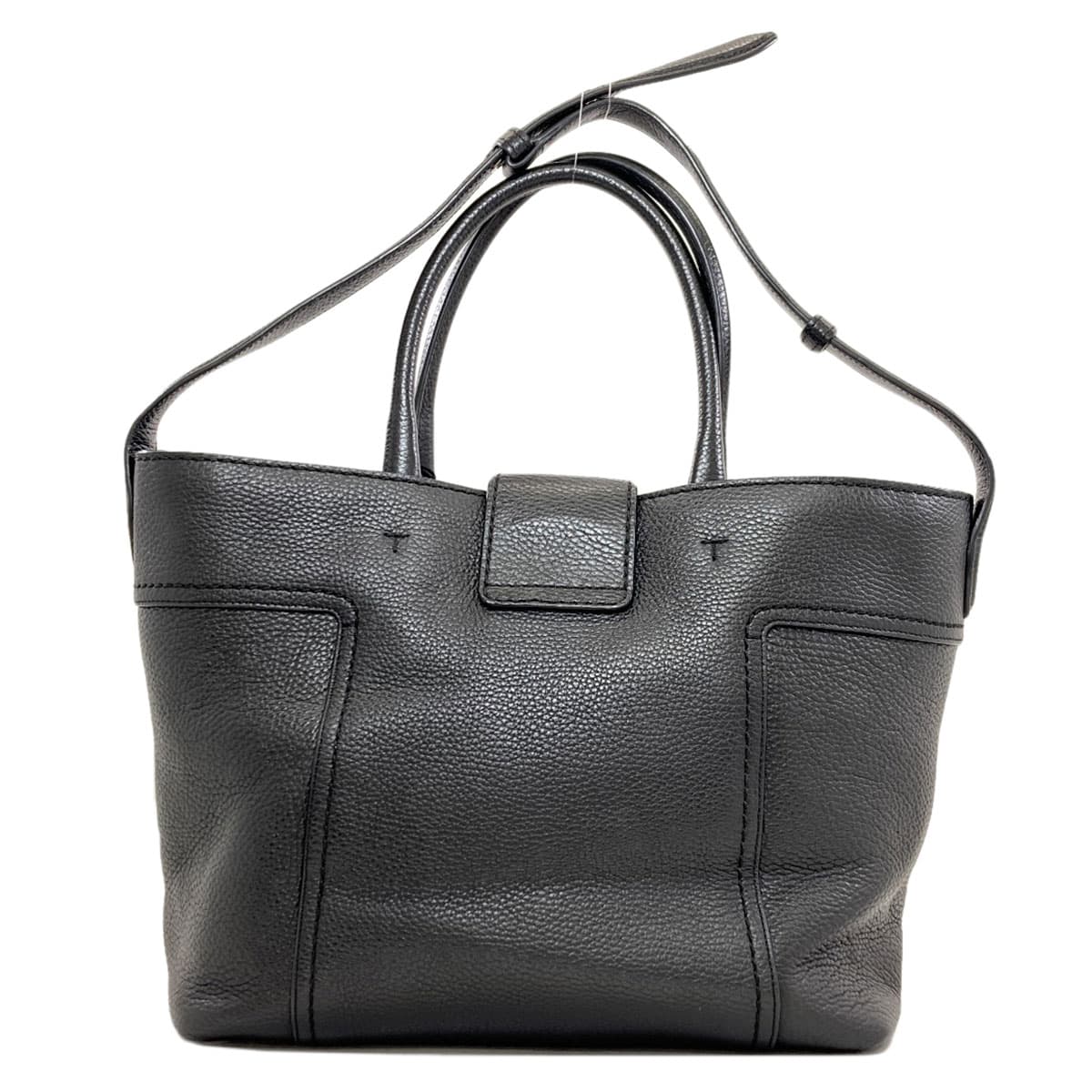 Tod's Double T Shopping Bag 2WAY Tote Bag Leather Women's [Used] [TODS] 2