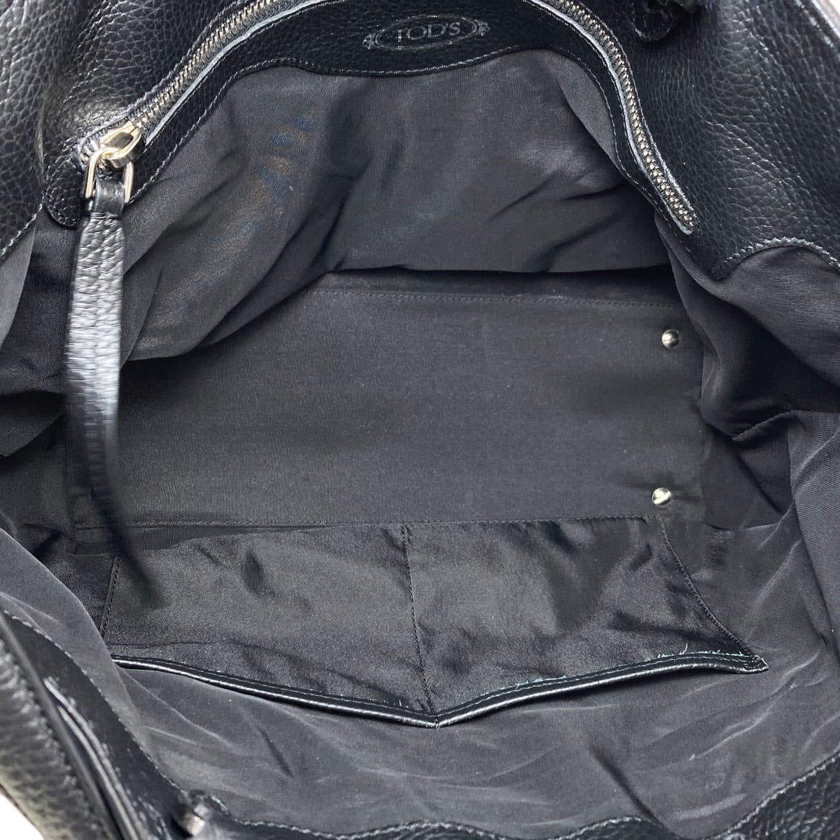 Tod's Double T Shopping Bag 2WAY Tote Bag Leather Women's [Used] [TODS] 5