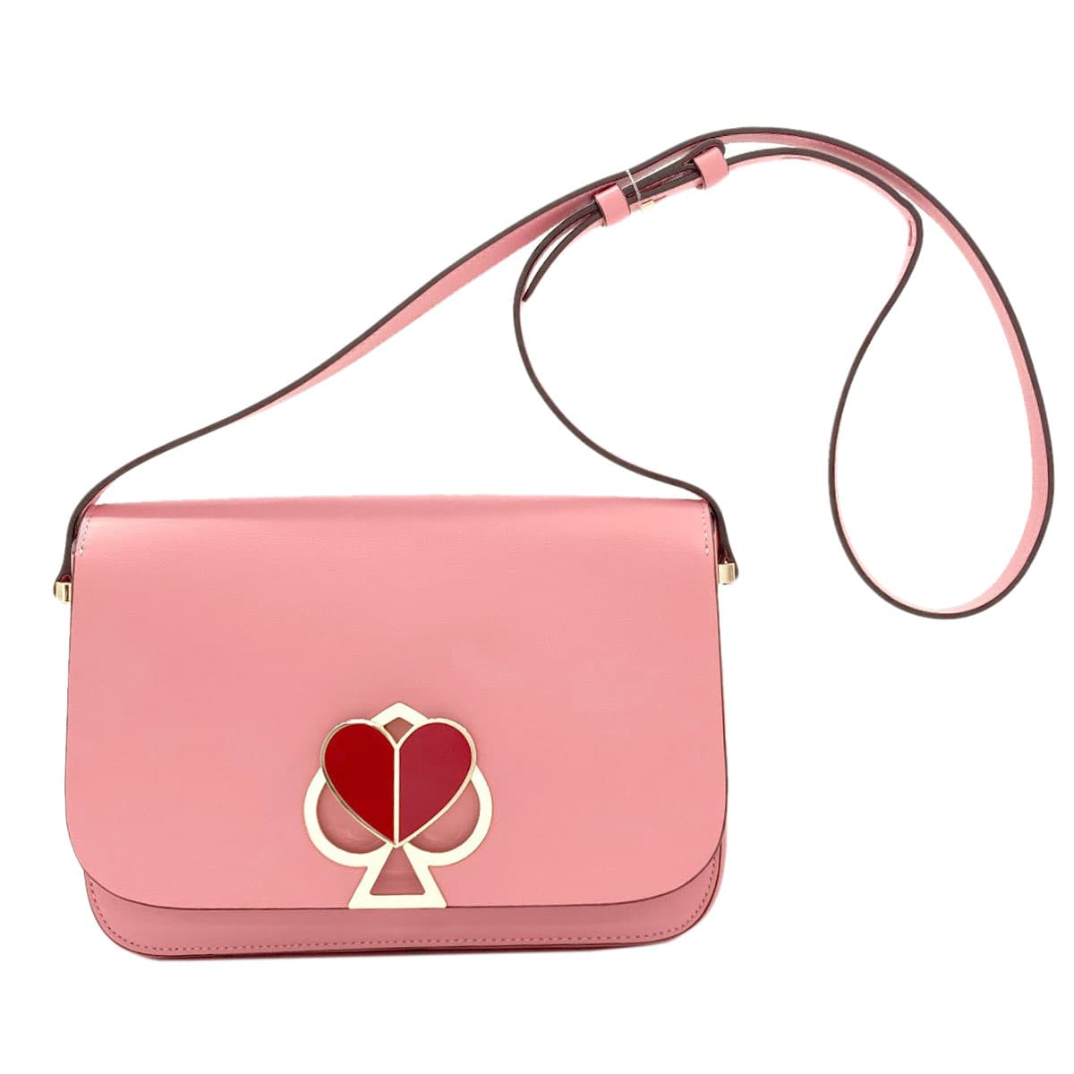 Kate Spade Nicola Twist Lock Shoulder Bag Leather Ladies [Used] [kate spade]