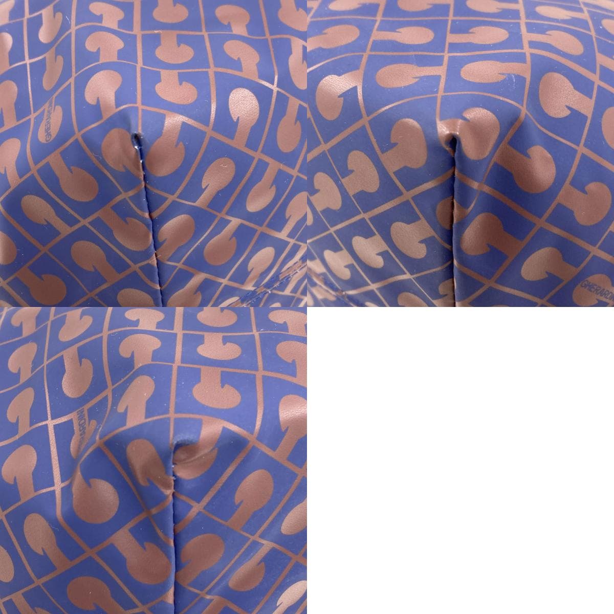 Gherardini Softy Logo Motif Handbag Polyester Ladies [Used] [GHERARDINI] 10