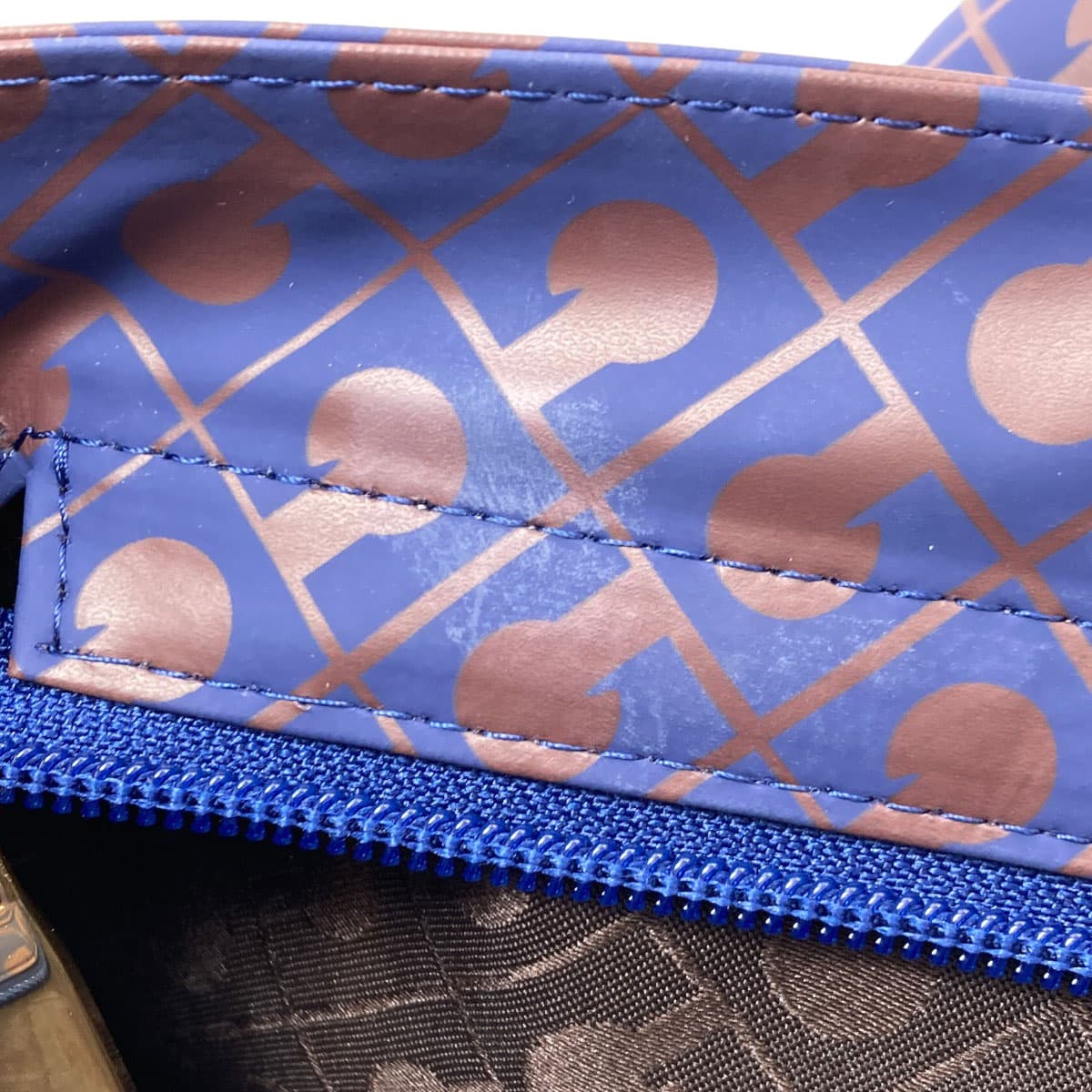 Gherardini Softy Logo Motif Handbag Polyester Ladies [Used] [GHERARDINI] 7