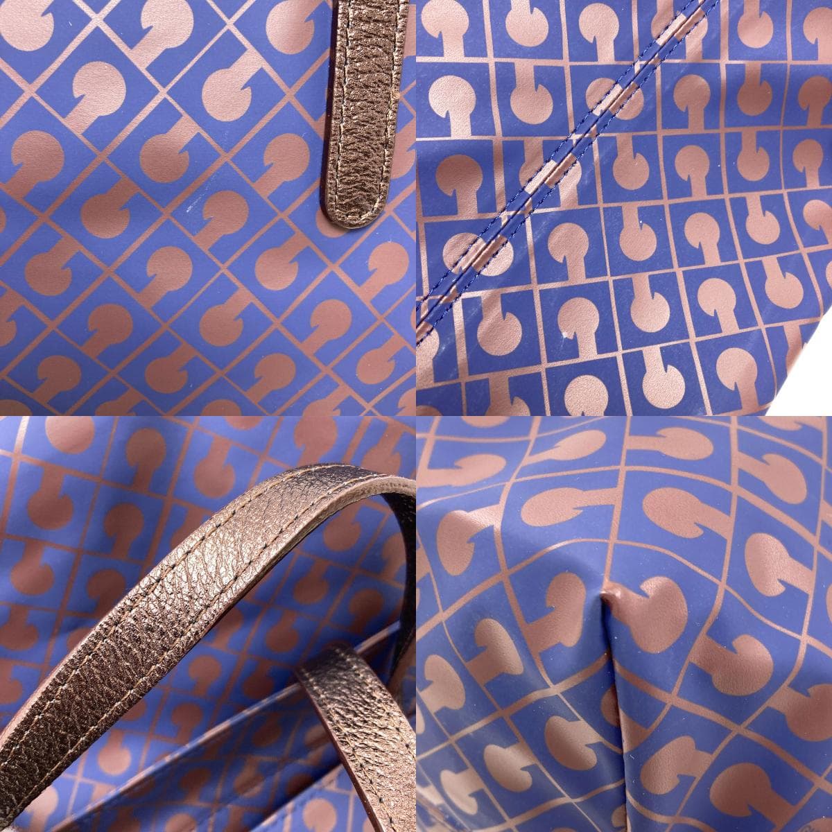 Gherardini Softy Logo Motif Handbag Polyester Ladies [Used] [GHERARDINI] 9