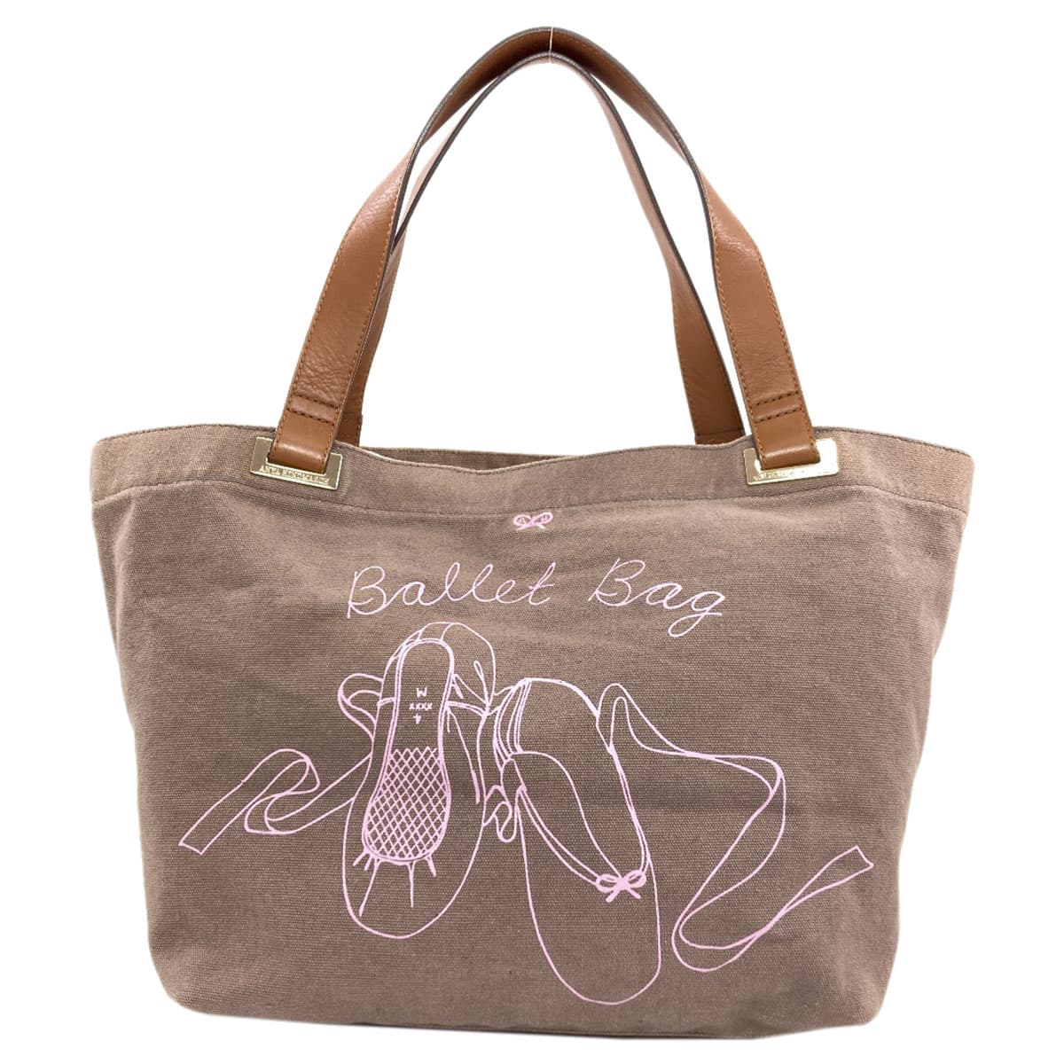 Anya Hindmarch Ballet Motif Tote Bag Canvas Ladies [Used] [Anya Hindmarch]
