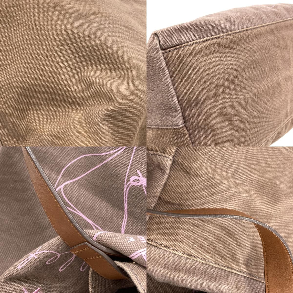 Anya Hindmarch Ballet Motif Tote Bag Canvas Ladies [Used] [Anya Hindmarch] 8