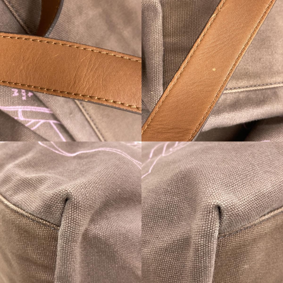 Anya Hindmarch Ballet Motif Tote Bag Canvas Ladies [Used] [Anya Hindmarch] 9