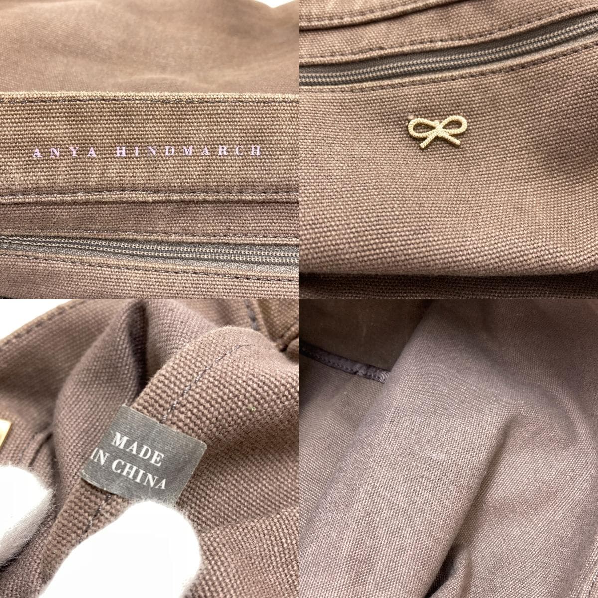 Anya Hindmarch Ballet Motif Tote Bag Canvas Ladies [Used] [Anya Hindmarch] 6