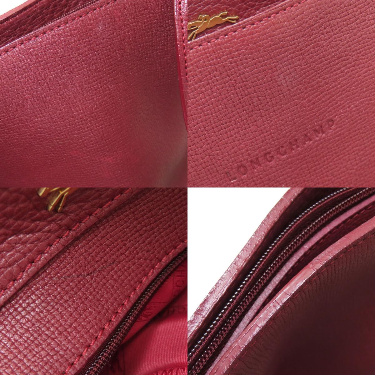 [Special Coupon Offer: April 24–April 27, until 11:59 PM] Longchamp One-Shoulder Leather Shoulder Bag for Women [Pre-owned] [Longchamp] 6